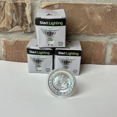 Sterl Lighting SL-0347 Light Bulb 35Watt 120V Quartz GU10 NEW(x3) - Image 1 of 4