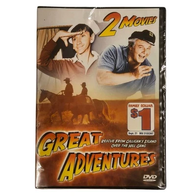 Rescue From Gilligans Island DVD and Over The Hill Gang 2005 Sealed New 2 Movies - Image 1 of 4