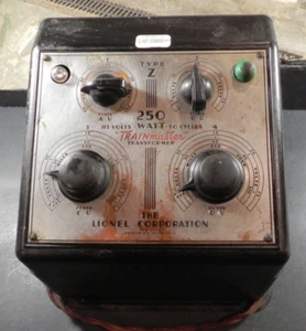 LIONEL TRAINMASTER TRANSFORMER TYPE Z 250 WATT MADE IN U.S.A. VINTAGE - Picture 1 of 4