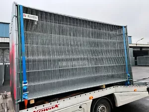Bauzaun 345x200cm | Mobilzaun | 23m | 7 Elemente | Neu - Bild 1 von 10
