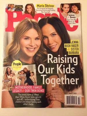 People Magazine~April 7th 2025~Jenna Bush Hager & Sister Barbara ~ Maria Shriver - Image 1 of 2