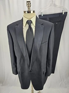 After Six men's Black Wool Tuxedo 46L 40 x 30 - Picture 1 of 8