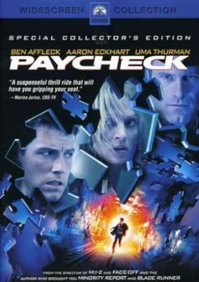 Paycheck DVD Uma Thurman (2004) - Image 1 of 1
