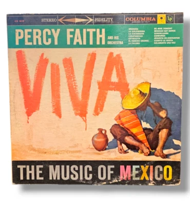 Percy Faith And His Orchestra Viva! The Music Of Mexico LP Vinyl 1958 Cucaracha - Image 1 of 4