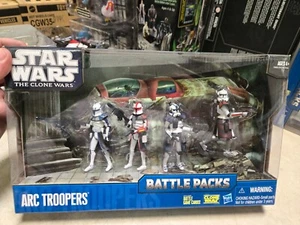Star Wars Clone Wars ARC Troopers Figure Battle Pack Rex Fordo Hammer Havoc 2010 - Picture 1 of 6