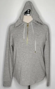 $100 Lauren RALPH LAUREN Womens SMALL Hoodie SWEATSHIRT Grey Long Sleeve SHIRT - Picture 1 of 12