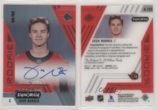 2020-21 Upper Deck Synergy Portrait Red /99 Josh Norris #A-129 Rookie Auto RC