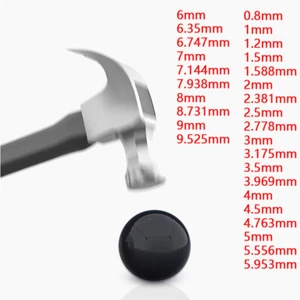 Si3N4 Siliziumnitrid Kugel 0,8 mm - 9,525 mm Grade 5 G5 Lagerkugeln Keramikkugeln - Bild 1 von 4