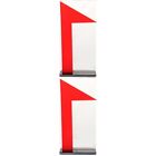 2Pcs Referee Sign Sports Basketball Referee Board Red Arrow Sign Referee Sign