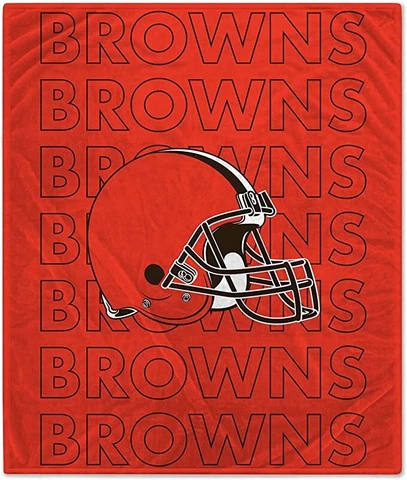 NFL Cleveland Browns Super Soft Plush Throw Blanket 60x70in. Pegasus Sports Cover