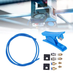 PTFE Tube Kit 3D Printer Hot End Pneumatic Fitting MK8 Silicone Hat 0.4mm Nozzle - Zdjęcie 1 z 18