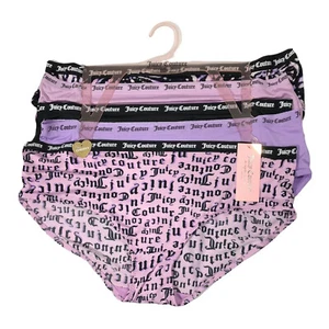 Paquete de 5 bragas Juicy Couture con logotipo talla 1X nuevas con etiquetas $38 - Imagen 1 de 5