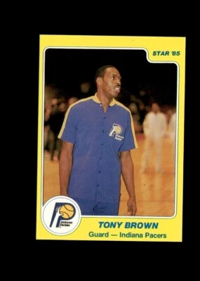 1984-85 Star Tony Brown #53 Indiana Pacers NM+ - Image 1 of 2