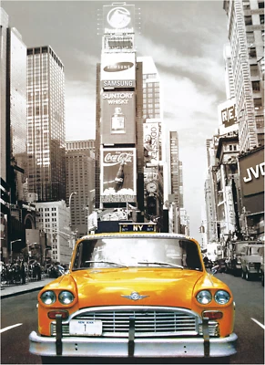 1000 Piezas Rompecabezas Adulto Niño Aprendizaje Educación Timesquare en Taxi Corea Foto 1 de 3