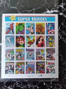 Very Bright, Beautiful, Collectable Sheet of 20 Stamps "Super Heroes" 2006 MNH - Picture 1 of 10