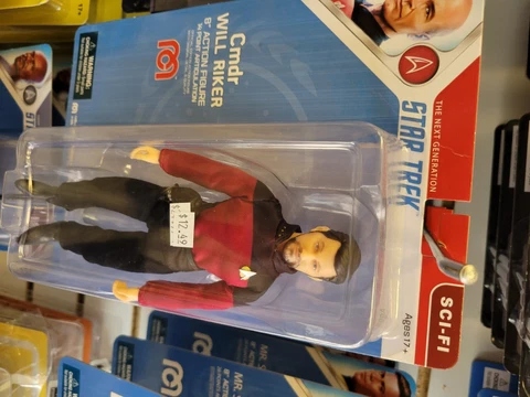 Cmdr Will Riker Mego Cover