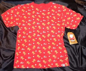 FREE PLANET Christmas themed shirt. Size Large 14/16 - Picture 1 of 8