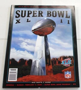 Programa Super Bowl XLII 42 3/02/2008 Giants v Patriots Eli Manning Jugador Más Valioso 83426 - Imagen 1 de 1