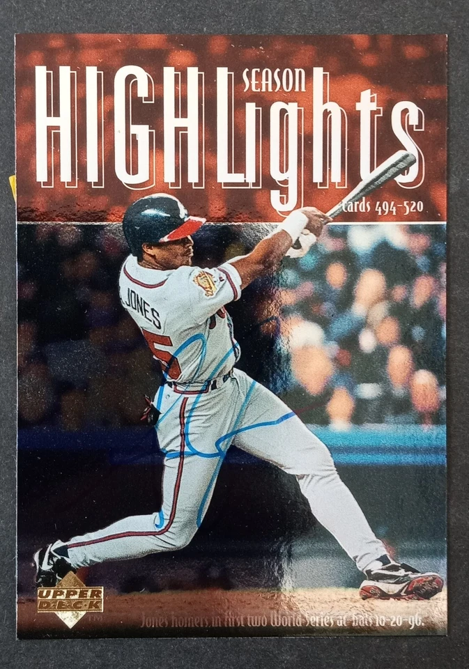 1997 Upper Deck SIGNED: Andruw Jones, BRAVES #324 - Image 1 of 1