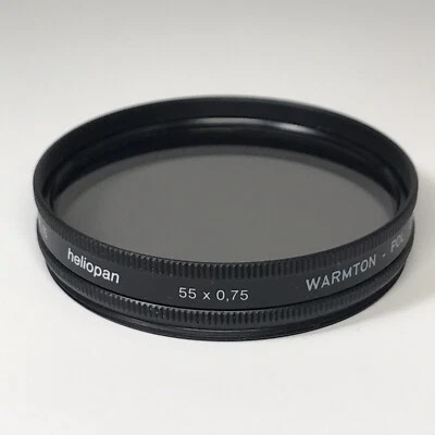 *Mint* Heliopan Lens Filter - 55mm Warm Tone Circular Polarizer 55x0.75 2.5x #2 - Image 1 of 4