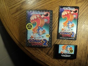 Sonic The Hedgehog 2 (Sega Genesis, 1992) komplett mit kleinen Case Imperfections - Bild 1 von 18