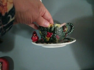 Corner Ruby CR Teetasse Ridgefield Home Christmas Holiday Collection Cardinals Neu - Bild 1 von 7