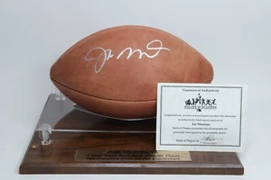 Joe Montana Signed Autographed Full Size Wilson Football 49ers NFL HOF - Picture 1 of 13