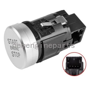 Silver Start Stop Engine Switch Button For Audi Q5 A4 Quattro B8 A5 8K0905217A - Picture 1 of 6