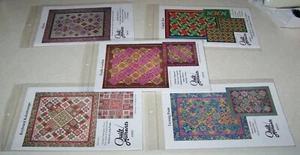 NEW  Lot of 5  Quilt Patterns  Variety Uncut  Tabletoppers Throw Twin Queen King - Picture 1 of 7