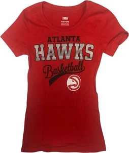 NBA Atlanta Hawks Girls Short Sleeve T-Shirt Red XS 4/5 - Picture 1 of 1