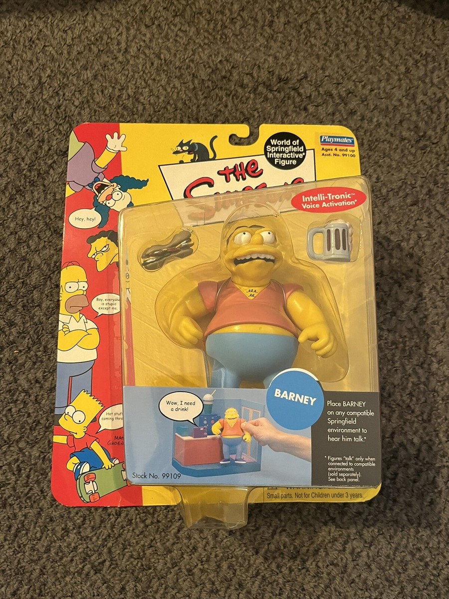 The Simpsons バーニー・ガンブル トーキングフィギュア Amazon.com: The Simpsons Wave 2 Action Figure Barney Gumble