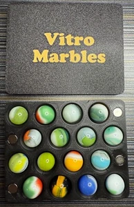 VITRO MARBLES COLLECTOR DISPLAY TRAVEL MAGNETIC BOX FOR UP TO 18MM - Picture 1 of 5