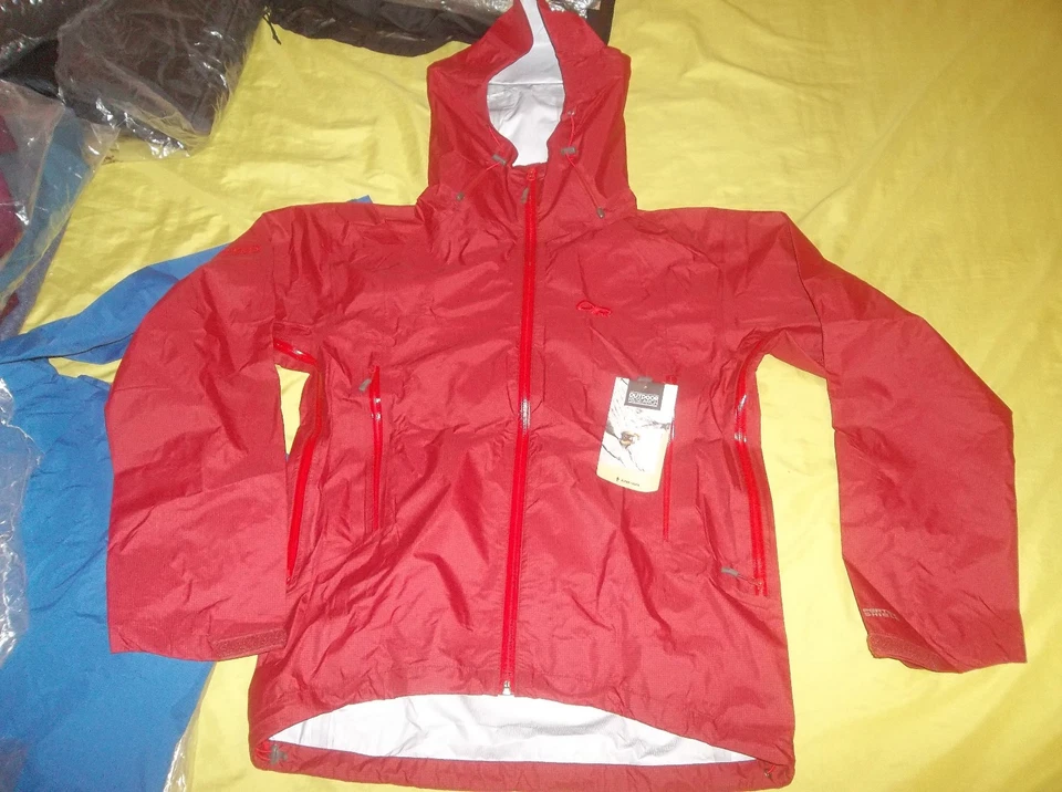 Chaqueta Abrigo Parka Exterior Research 3 Capas Paladín Alpino Rojo Oscuro Escudo Pertex Foto 1 de 4