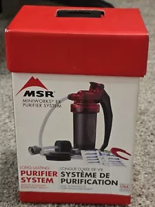 ๐ฅ MSR MINIWORKS EX PORTABLE MICROFILTER HIKING WATER FILTER - NEW IN BOX!!! - Picture 1 of 5
