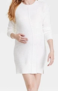 🥥 Isabel Maternity Long Sleeve Midi Maternity Dress Size L🆕 AS SHOWN👇 - Picture 1 of 7