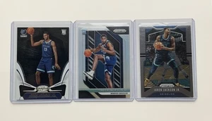 Lote de 3 tarjetas Jaren Jackson Jr - Silver Prizm Rookie & Base 2do año - Certificado RC - Imagen 1 de 2