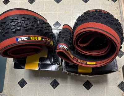 Irc Kujo 26* 2.35 / 2.25 nos pair vintage downhill tires show only   - Image 1 of 4