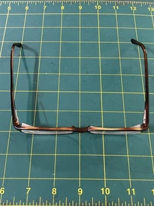 VERSACE MOD 3071 450 Brown Rectangle Eyeglasses Frames Only 53-17 135 Italy - Picture 1 of 5