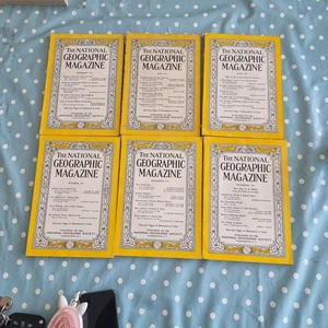 THE NATIONAL GEOGRAPHIC MAGAZINE X 6 1951 / VINTAGE /HISTORIC - Bild 1 von 12