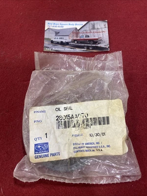 SELLO EXTERIOR DE COJINETE DE RUEDA DELANTERA ORIGINAL OEM SUBARU BAJA FORESTER 28015-AA070-8A Foto 1 de 2