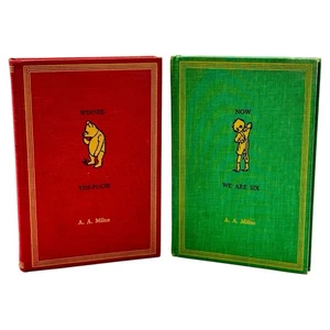 Two Volume Vintage Set of Winnie-the-Pooh by A. A. Milne Now We are Six 1961 - Picture 1 of 17
