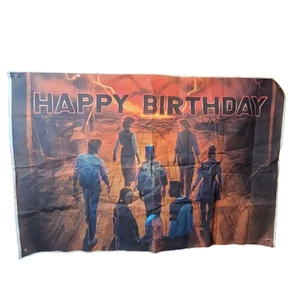 Stranger Things Background Photo Banner Backdrop With Billy 60" X 40" Grommets - Picture 1 of 3