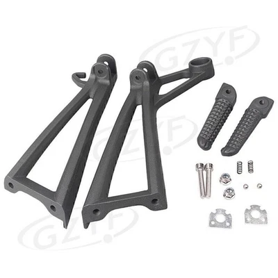 Kit de estriberas de pasajero traseras de 2 piezas para Yamaha YZF R6 2003 2004 2005 MOTO Foto 1 de 4