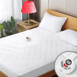 Heated Mattress Pad Twin XL Size Quilted Heating Electric Bed Warmer Luxury C... - Bild 1 von 7