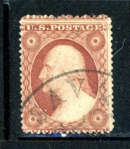 US Scott # 25 - gebraucht - Savannah Cancel - CV = 190,00 $ (26-C254) - Bild 1 von 2