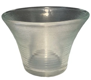 "Antiguo frasco de vidrio acanalado soplado a mano tarro de almacenamiento de boticario de 4,5"" de alto 1880-1910" - Imagen 1 de 21