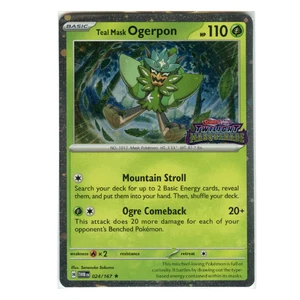 Teal Mask Ogerpon - 024/167 Holo Twilight Masquerade promo - Picture 1 of 1