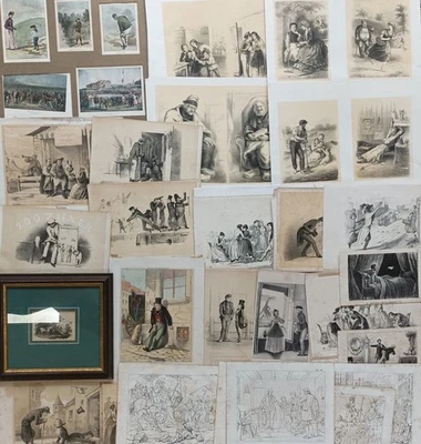 Fasanen-Jagd Golf Sport Karikaturen Genre-Szenen - 70 Druckgraphiken 19./20.Jh. - Bild 1 von 4