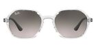 Ray-Ban 0RB4361 Sunglasses Unisex Clear Geometric 52mm New 100% Authentic