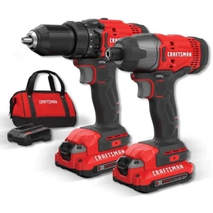 Craftsman V20 2-Tool Combo Kit 20V - Picture 1 of 8